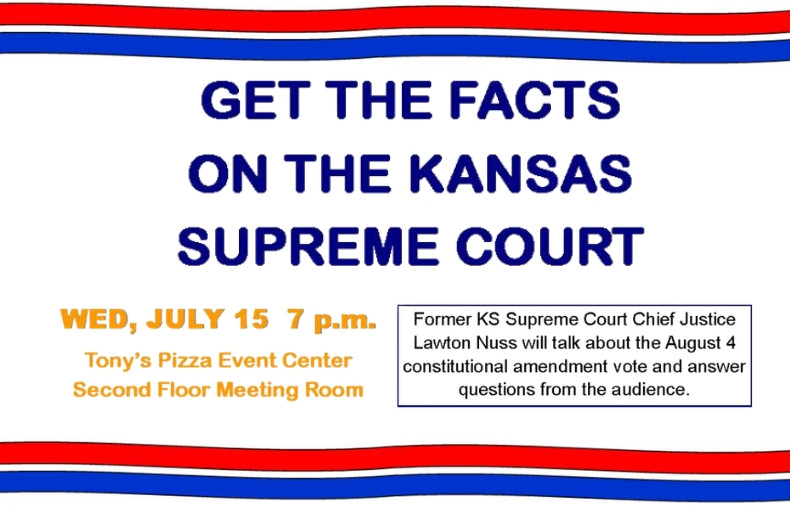Kansas Supreme Court Forum with Lawton Nuss