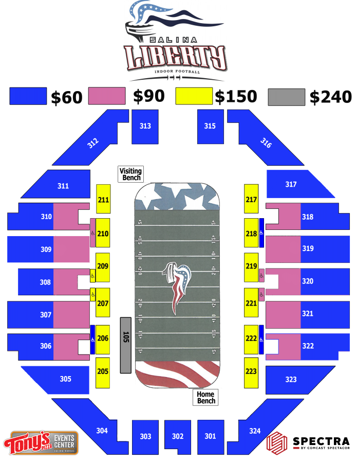 Events Salina Liberty Season Tickets Tony's Pizza Events Center