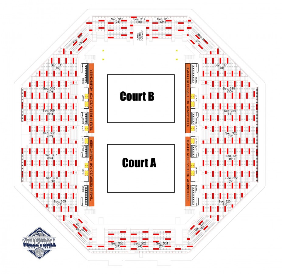 Events Kshsaa State Volleyball 1 Tony's Pizza Events Center