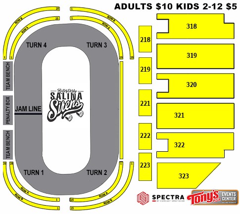 long center seating chart