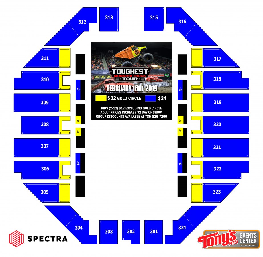 seating charts check out where your will be sitting tony s pizza event center seating chart
