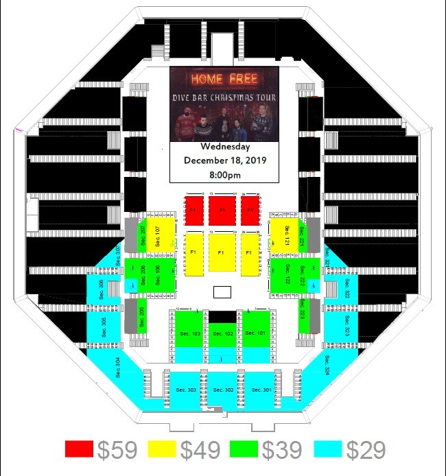 Tony S Event Center Seating Chart